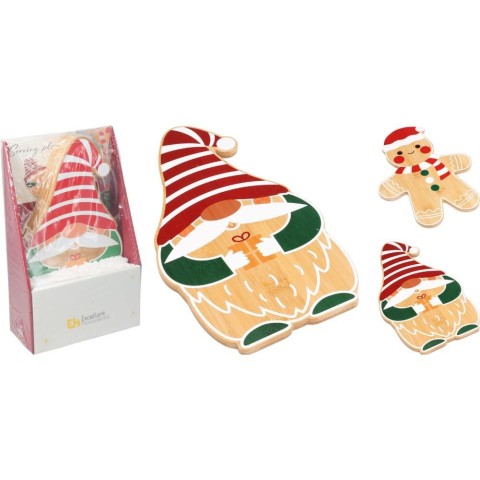 VASSOIO BAMBU NATALE 22X30CM2A